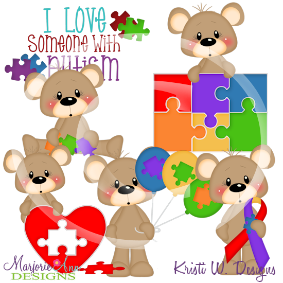 Franklin-I Love Someone With Autism SVG Cutting Files+Clipart - Click Image to Close